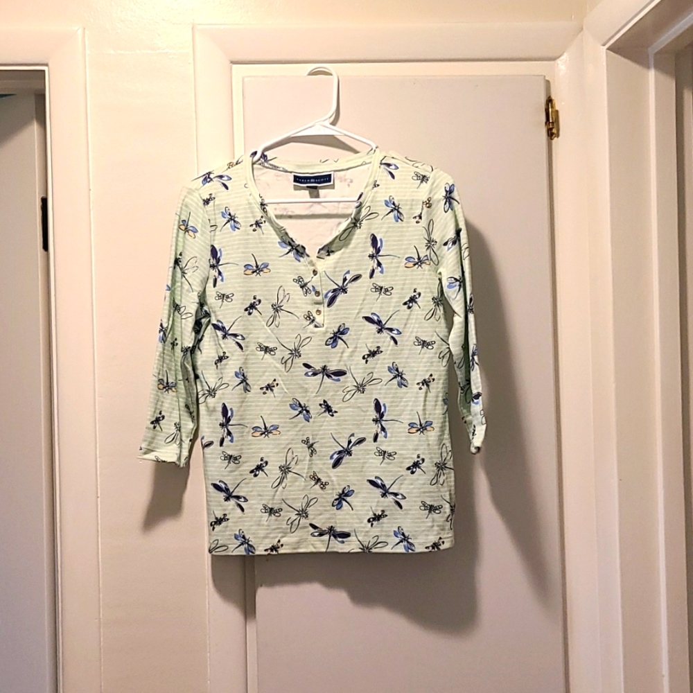 Dragonfly long sleeve tee
